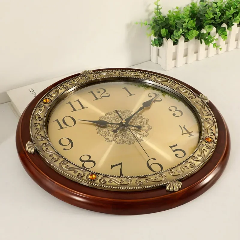 Luxury Wood Wall Clock Metal R - Luxury Lifestyle Gifts บทวิจารณ์และราคา